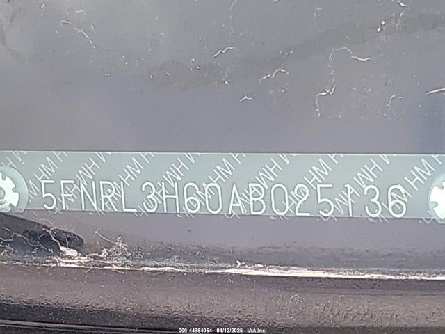 2010 HONDA ODYSSEY 5FNRL3H60AB025136 Photo 8