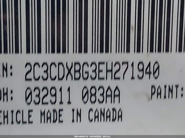 Aukcja sprzedaży 2014 Dodge Charger Se, vin: 2C3CDXBG3EH271940, numer aukcji: 44854114