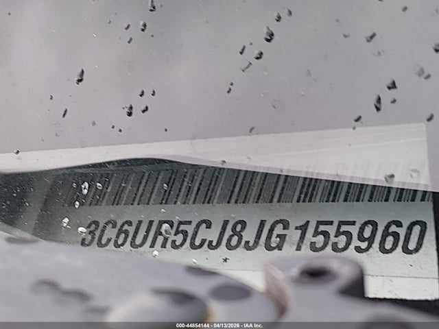 44854144 :رقم المزاد ، 3C6UR5CJ8JG155960 vin ، 2018 Ram 2500 Tradesman  4x4 6'4 Box مزاد بيع