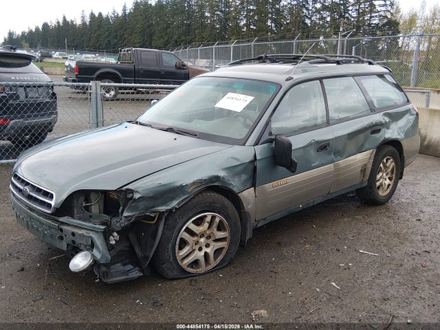 Продаж на аукціоні авто 2000 Subaru Outback, vin: 4S3BH6756Y7615886, номер лоту: 44854175
