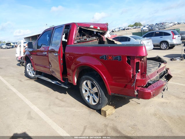 Продаж на аукціоні авто 2016 Ford F-150 Platinum, vin: 1FTEW1EF9GFA43556, номер лоту: 44854216