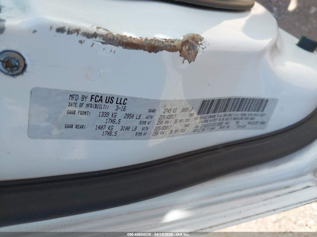 Продаж на аукціоні авто 2016 Dodge Grand Caravan R/t, vin: 2C4RDGEG4GR333893, номер лоту: 44854230