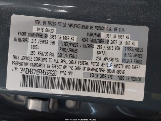 Mazda Cx-30 2.5 S Carbon Edition 2023 3MVDMBCM8PM562928 Image 9