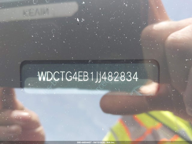 44854457 :رقم المزاد ، WDCTG4EB1JJ482834 vin ، 2018 Mercedes-benz Gla 250 مزاد بيع