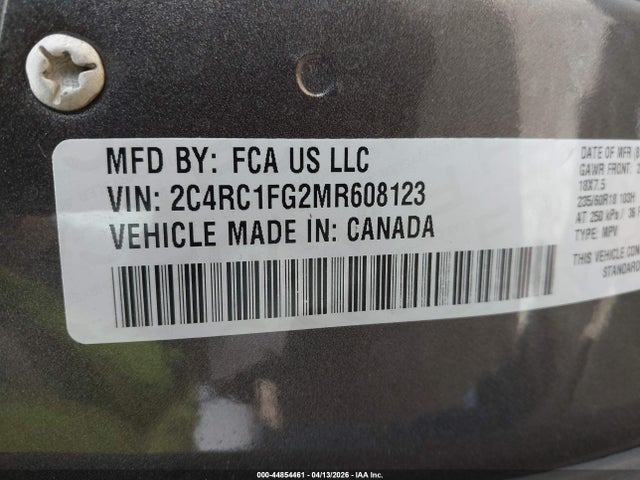 Chrysler Pacifica Touring 2021 2C4RC1FG2MR608123 Image 9