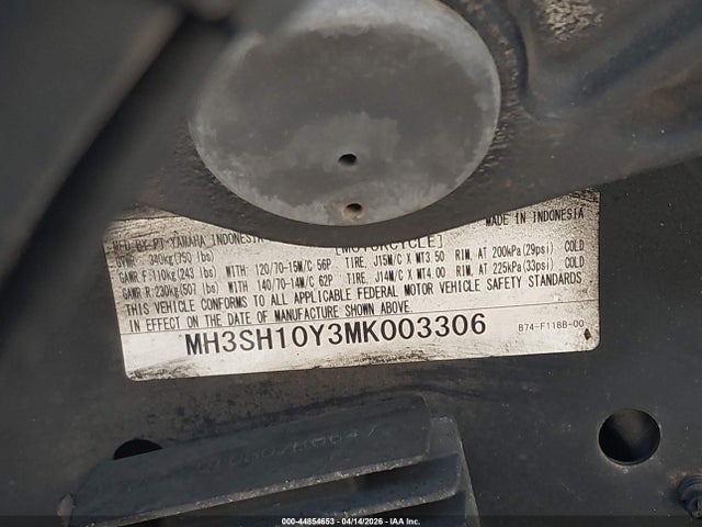 Yamaha Czd300 A 2021 MH3SH10Y3MK003306 Image 10