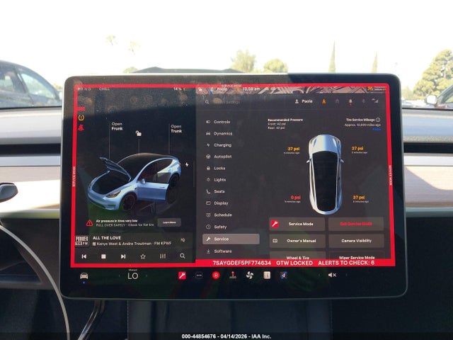 Продаж на аукціоні авто 2023 Tesla Model Y Performance Dual Motor All-wheel Drive, vin: 7SAYGDEF5PF774634, номер лоту: 44854676