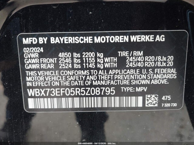 Продажа на аукционе авто 2024 Bmw X1 Xdrive28i, vin: WBX73EF05R5Z08795, номер лота: 44854895