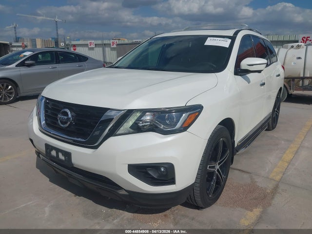 2019 Nissan Pathfinder Platinum მანქანა იყიდება აუქციონზე, vin: 5N1DR2MN7KC632841, აუქციონის ნომერი: 44854908
