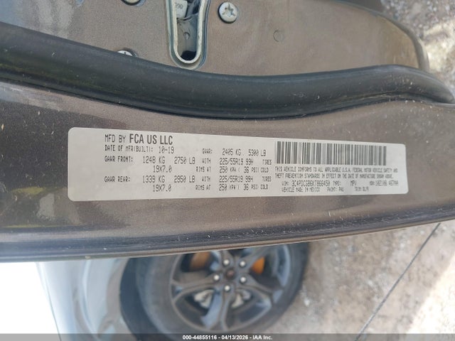 44855116 :رقم المزاد ، 3C4PDCGB6KT866450 vin ، 2019 Dodge Journey Crossroad مزاد بيع