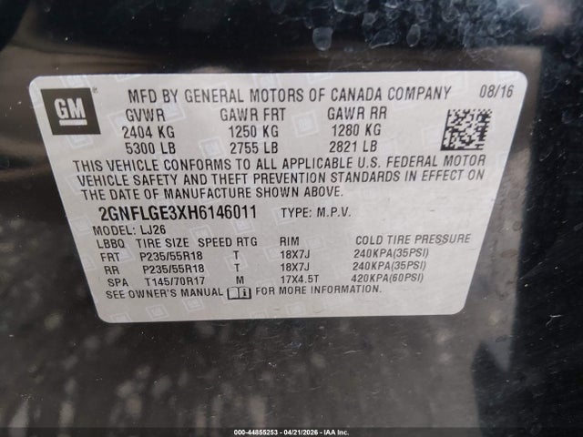 Chevrolet Equinox Premier 2017 2GNFLGE3XH6146011 Image 9