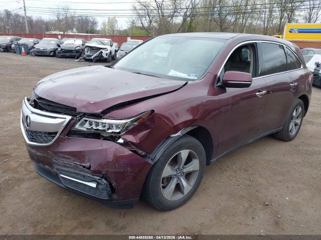 Aukcja sprzedaży 2016 Acura Mdx Acurawatch Plus Package, vin: 5FRYD4H27GB035777, numer aukcji: 44855268
