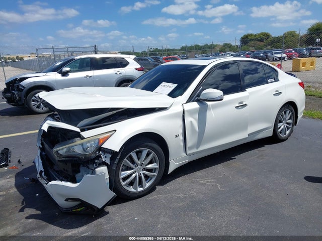 44855365 :رقم المزاد ، JN1BV7AP0FM334192 vin ، 2015 Infiniti Q50 Premium مزاد بيع