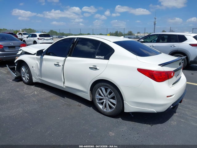 44855365 :رقم المزاد ، JN1BV7AP0FM334192 vin ، 2015 Infiniti Q50 Premium مزاد بيع