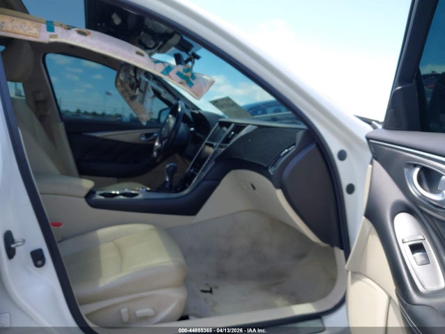 44855365 :رقم المزاد ، JN1BV7AP0FM334192 vin ، 2015 Infiniti Q50 Premium مزاد بيع
