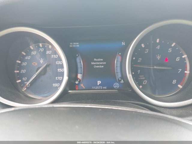 Продажа на аукционе авто 2017 Maserati Ghibli, vin: ZAM57XSA4H1226558, номер лота: 44855378