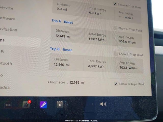 44855434 :رقم المزاد ، 5YJ3E1ET3RF810146 vin ، 2024 Tesla Model 3 Performance All-wheel Drive مزاد بيع