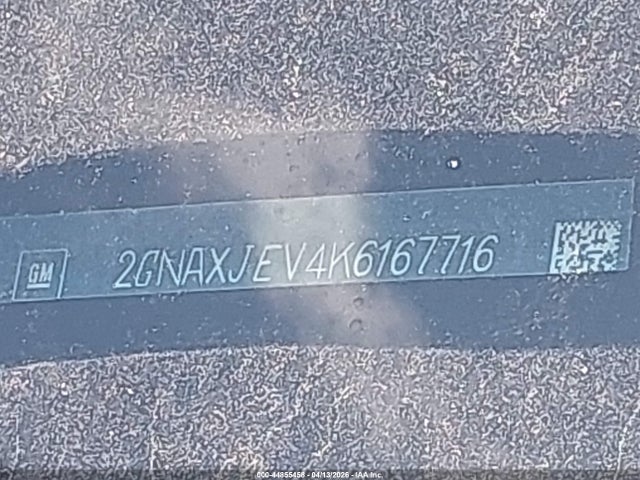 Chevrolet EQUINOX LT 2019 2GNAXJEV4K6167716 Image 9