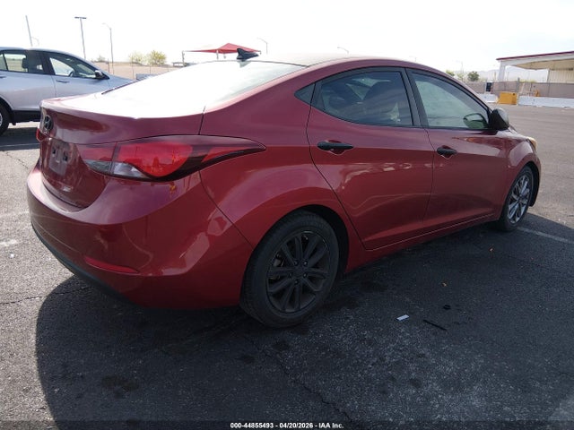 2016 Hyundai Elantra Se მანქანა იყიდება აუქციონზე, vin: 5NPDH4AEXGH775611, აუქციონის ნომერი: 44855493