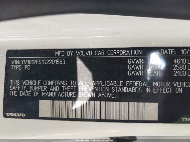 2013 VOLVO S60 YV1612FS1D2201583 Photo 8