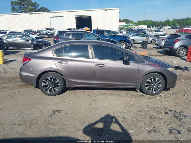 44855743 :رقم المزاد ، 19XFB2F81FE005981 vin ، 2015 Honda Civic Ex مزاد بيع