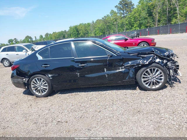 2018 Infiniti Q50 3.0t Luxe მანქანა იყიდება აუქციონზე, vin: JN1EV7AP6JM359846, აუქციონის ნომერი: 44855927
