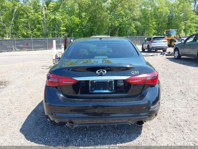 2018 Infiniti Q50 3.0t Luxe მანქანა იყიდება აუქციონზე, vin: JN1EV7AP6JM359846, აუქციონის ნომერი: 44855927