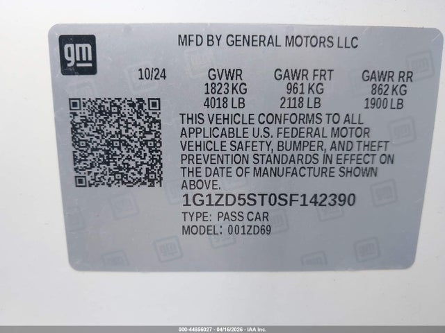 2025 CHEVROLET MALIBU 1G1ZD5ST0SF142390 Photo 8