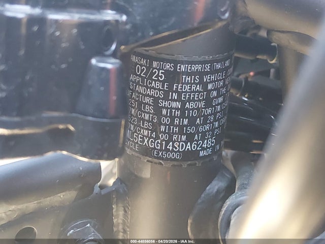 Kawasaki EX500 2025 ML5EXGG14SDA62485 Image 10