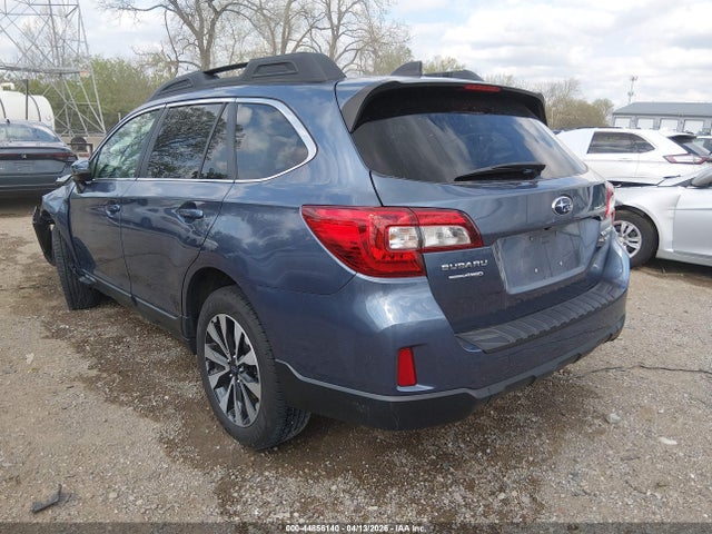 2017 Subaru Outback 3.6r Limited მანქანა იყიდება აუქციონზე, vin: 4S4BSEKCXH3343752, აუქციონის ნომერი: 44856140