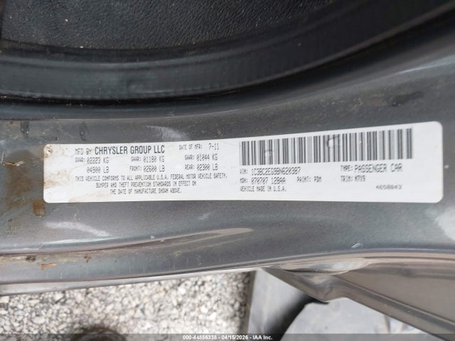 Продаж на аукціоні авто 2011 Chrysler 200 Touring, vin: 1C3BC2EG9BN620387, номер лоту: 44856338