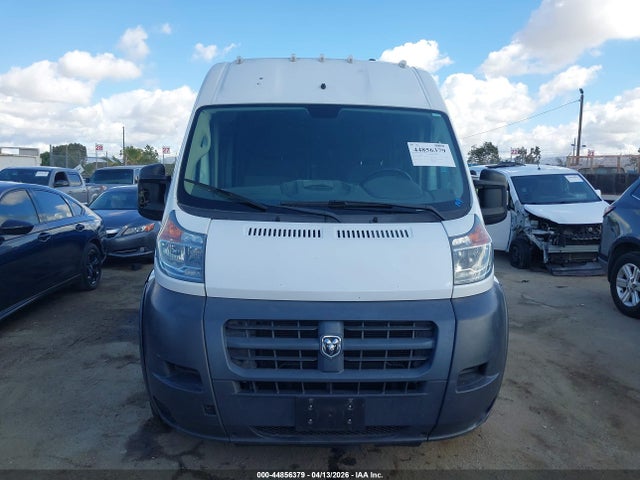44856379 :رقم المزاد ، 3C6URVJG6JE117582 vin ، 2018 Ram Promaster 3500 Cargo Van High Roof 159 Wb Ext مزاد بيع