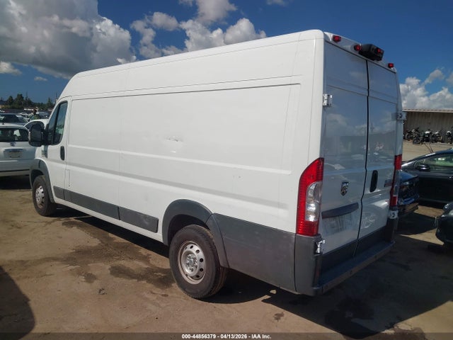 44856379 :رقم المزاد ، 3C6URVJG6JE117582 vin ، 2018 Ram Promaster 3500 Cargo Van High Roof 159 Wb Ext مزاد بيع