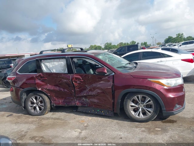 Aukcja sprzedaży 2015 Toyota Highlander Xle V6, vin: 5TDKKRFH4FS059174, numer aukcji: 44856438