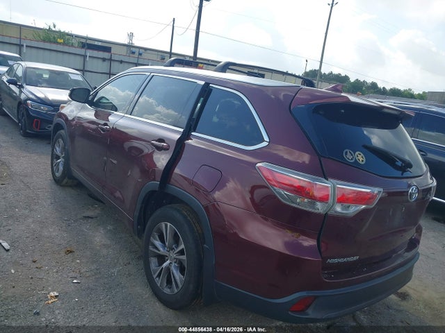 Aukcja sprzedaży 2015 Toyota Highlander Xle V6, vin: 5TDKKRFH4FS059174, numer aukcji: 44856438