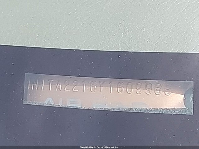 44856442 :رقم المزاد ، JM1TA2216Y1609966 vin ، 2000 Mazda Millenia مزاد بيع