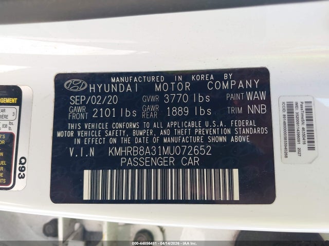Hyundai Venue Se 2021 KMHRB8A31MU072652 Image 9