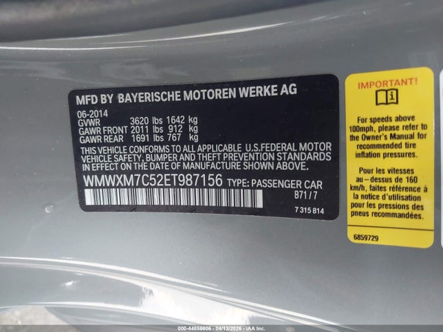 Mini Hardtop Cooper S 2014 WMWXM7C52ET987156 Image 9