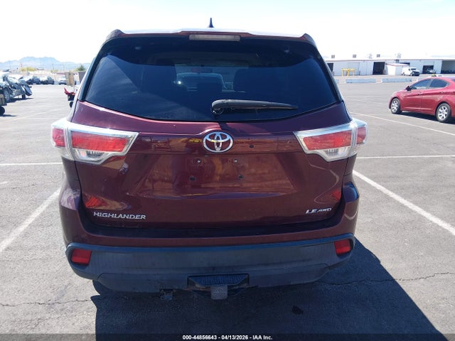 Toyota Highlander Le Plus V6 2014 5TDBKRFH9ES037914 Image 16