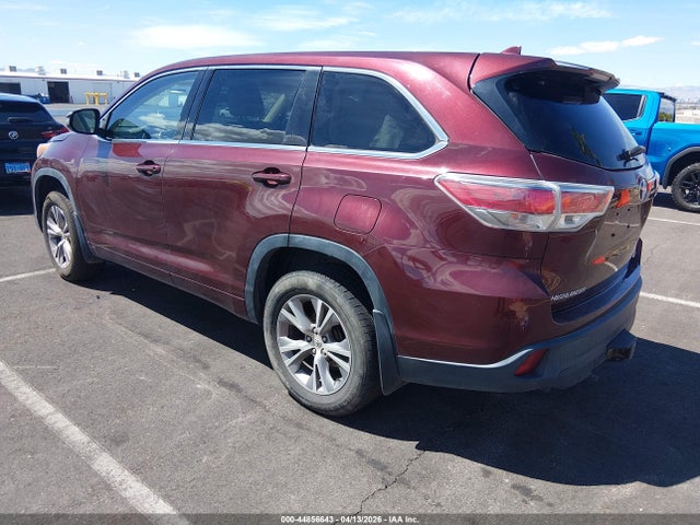 Toyota Highlander Le Plus V6 2014 5TDBKRFH9ES037914 Image 3