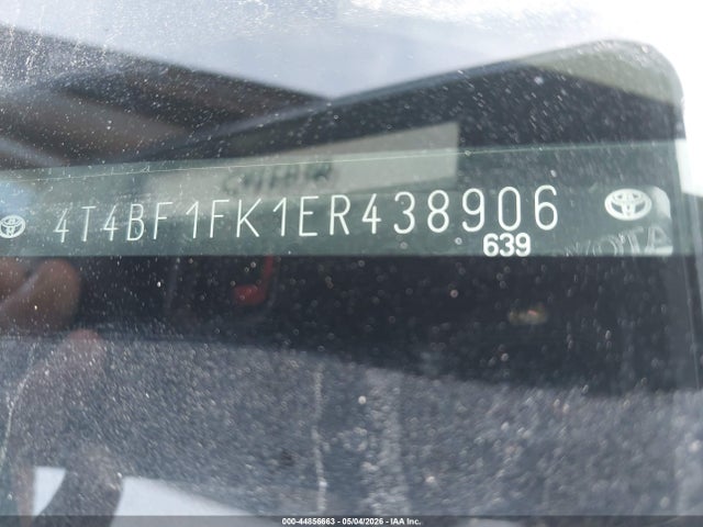 2014 Toyota Camry Le მანქანა იყიდება აუქციონზე, vin: 4T4BF1FK1ER438906, აუქციონის ნომერი: 44856663