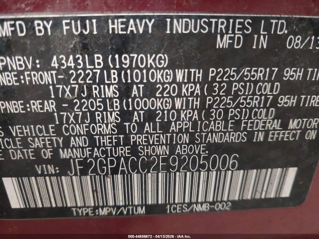 2014 SUBARU XV CROSSTREK JF2GPACC2E9205006 Photo 8