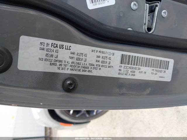 Aukcja sprzedaży 2019 Chrysler 300 300s, vin: 2C3CCABG9KH561384, numer aukcji: 44856750