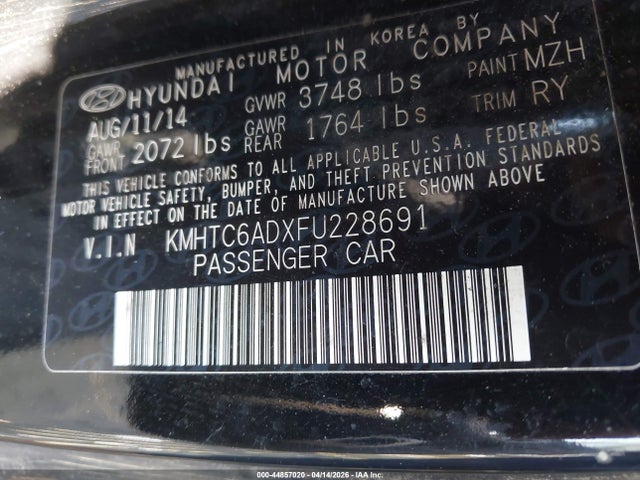 2015 HYUNDAI VELOSTER KMHTC6ADXFU228691 Photo 8