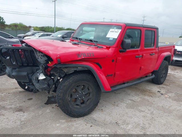 Продажа на аукционе авто 2021 Jeep Gladiator Willys 4x4, vin: 1C6HJTAG4ML533011, номер лота: 44857022