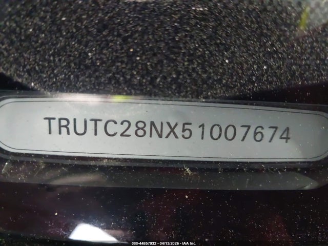 44857032 :رقم المزاد ، TRUTC28NX51007674 vin ، 2005 Audi Tt 1.8l مزاد بيع