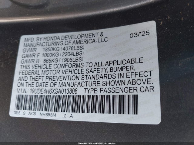 19UDE4H6XSA013808 Acura Integra A-spec Technology