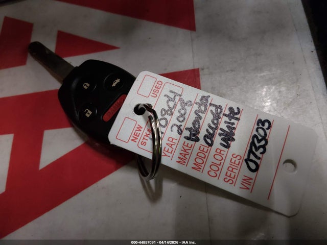 44857091 :رقم المزاد ، 1HGCP264X8A073303 vin ، 2008 Honda Accord 2.4 Lx-p مزاد بيع