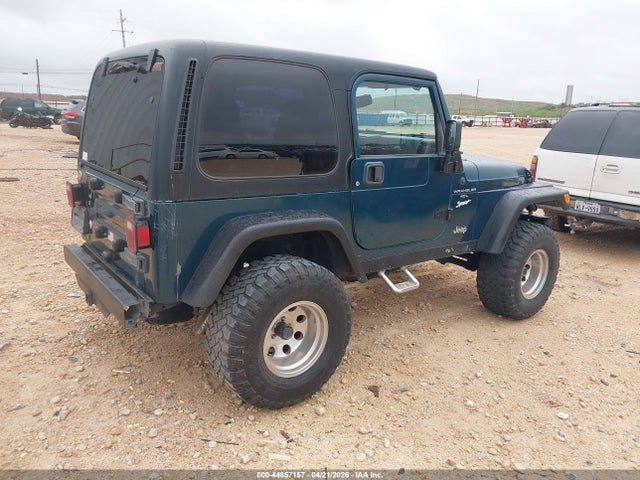 1998 Jeep Wrangler Sport მანქანა იყიდება აუქციონზე, vin: 1J4FY19S4WP733563, აუქციონის ნომერი: 44857157