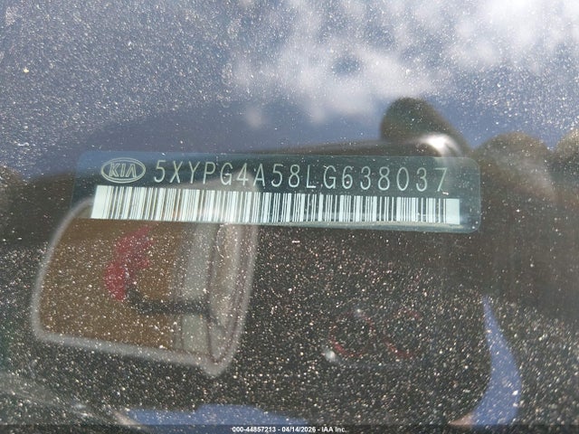 5XYPG4A58LG638037 KIA Sorento 3.3l S